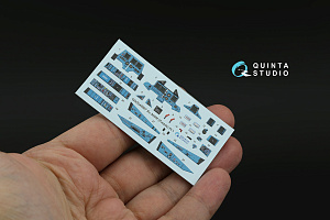 Su-30SM 3D-Printed & coloured Interior on decal paper (Zvezda) (Small version)