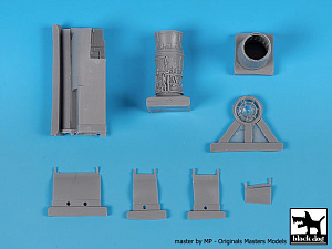 Additions (3D resin printing) 1/48 McDonnell F-4B Phantom Engine (designed to be used with Tamiya kits) 