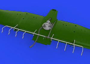 Additions (3D resin printing) 1/72 Let Z-37A spraying booms (designed to be used with Eduard kits)