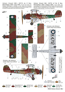Model kit 1/72 Vickers Vincent (Frrom-Azur)