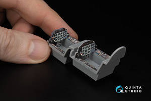 L-39ZA 3D-Printed & coloured Interior on decal paper (Trumpeter) (Small version) (with 3D-printed resin parts)