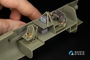 Vultee Mk.II Vengeance 3D-Printed & coloured Interior on decal paper (Dora Wings) (with 3D-printed resin parts)