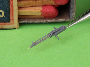 Aircraft detailing sets (resin) 1/72 German WW I machine gun Spandau LMG 08/15 (2 pcs) - with LONG charging handle - complete guns incl. 3D resin & brass parts