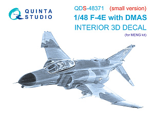 F-4E with DMAS 3D-Printed & coloured Interior on decal paper (Meng) (Small version)
