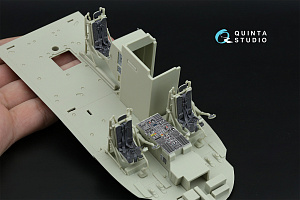 МН-60R Seahawk 3D-Printed & coloured Interior on decal paper (Kitty Hawk)