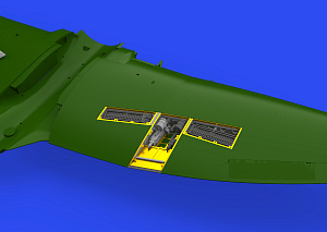 Additions (3D resin printing) 1/48 Hawker Tempest Mk.II gun bays (designed to be used with Eduard kits and Special Hobby kits