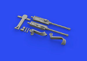 Additions (3D resin printing) 1/48      Westland Lysander Twin Browning machine gun (designed to be used with Eduard kits)