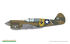 Model kit 1/48 Curtiss P-40E Warhawk (The ProfiPACK edition kit) (Eduard kits)