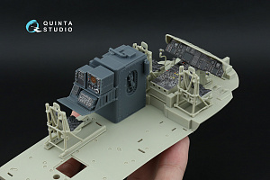 SH-60F Seahawk 3D-Printed & coloured Interior on decal paper (Kitty Hawk) (with 3D-printed resin parts) 