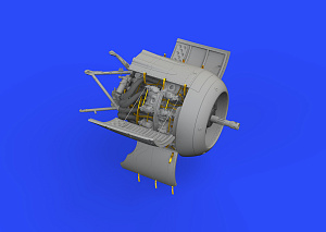 Additions (3D resin printing) 1/48 Focke-Wulf Fw-190A-8/R2 engine (designed to be used with Eduard kits) 