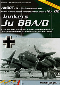 Aircraft books Junkers Ju-88A/Ju-88D. WWII Combat Aircraft Photo Archive (Airdoc)
