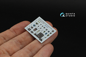 Nakajima Ki-84 Hayate 3D-Printed & coloured Interior on decal paper (Hasegawa)