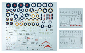 Model kit 1/48 EAGLE'S CALL Limited edition kit of British WWII fighter aircraft Supermarine Spitfire Mk.Vb and Mk.Vc (Eduard kits)