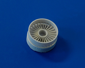 Additions (3D resin printing) 1/72 Intake duct of air intake and CND of D-30KP engine (Amigo Models)