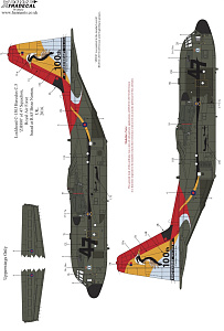 Decal 1/72 RAF Lockheed C-130J Hercules C.5 Special Schemes Pt2 (1) (Xtradecal)