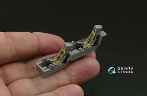 Mirage 2000D 3D-Printed & coloured Interior on decal paper (Dream Model) (with 3D-printed resin part)