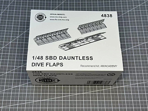 Additions (3D resin printing) 1/48 Douglas SBD Dauntless dive flaps (designed to be used with Accurate Miniatures and Academy kits)[SBD-1 SBD-2 SBD-3 SBD-4 SBD-5 SBD-6]