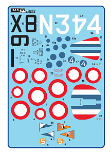 Decal 1/72 Curtiss H75A-1 Hawk & Morane-Saulnier MS-406C.I (AML)