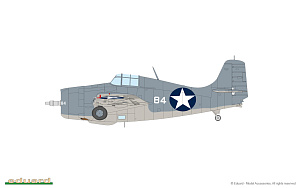 Model kit 1/48 GUADALCANAL Grumman F4F-4 Wildcat (Dual Combo kit) (Eduard kits)