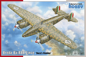 Model kit 1/72 Breda Ba.88B Lince 'Duce's Bomber' (re-issue) (Special Hobby)