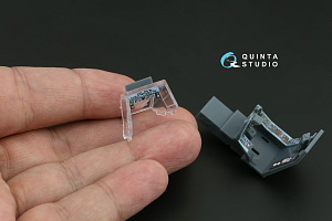 Ka-50 (blue-grey panels) 3D-Printed & coloured Interior on decal paper (HobbyBoss/ARK) (with 3D-printed resin parts)