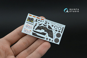 Toyota Supra A80 Export-spec 3D-Printed & coloured Interior on decal paper (Tamiya) (with metal sticker parts)