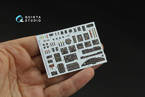 He 111H-6 3D-Printed & coloured Interior on decal paper (Border Model) (Small version)