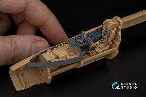 MiG-21MF (Moscow plant) 3D-Printed & coloured Interior on decal paper (RFM) (with 3D-printed resin parts)