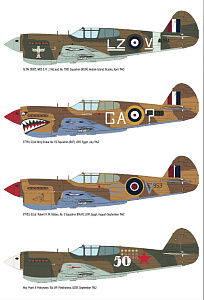 Model kit 1/48 Curtiss P-40E Warhawk (Royal Class Dual Combo)  (Eduard kits)