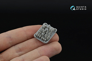 Citroen 11CV 3D-Printed & coloured Interior on decal paper (Tamiya) (with 3D-printed resin parts) 