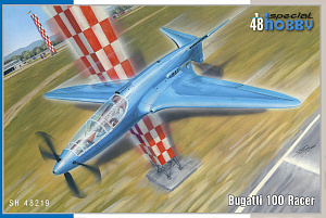 Model kit 1/48 Bugatti 100 Racer (2x camo) (Special Hobby)
