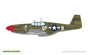 Model kit 1/32 North-American P-51B Mustang (HYBRID Edition) (Eduard kits)