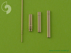 Aircraft detailing sets (brass) 1/72 Focke-Wulf Fw-190A-6 armament set (MG.17, MG.151 barrel tips) and Pitot Tube 