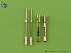 Aircraft detailing sets (brass) 1/32 German aircraft machine gun MG.131 barrels (2pcs) 