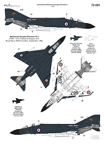 Decal 1/72 Early British McDonnell-Douglas Phantoms (Linden Hill)