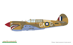Model kit 1/48 Curtiss P-40E Warhawk (Weekend Edition) (Eduard kits)