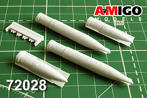 Additions (3D resin printing) 1/72 Suspended fuel tank PTB-800 Su-17M, Su-25 (Amigo Models)