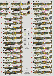 Decal 1/72 Spitfire Mk.I/II Aces (DK Decals)