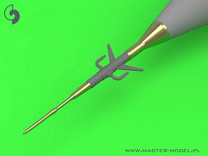 Aircraft detailing sets (brass) 1/72 Mikoyan MiG-31 Foxhound - Pitot Tube (designed to be used with ICM and Zvezda kits) 