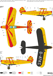 Model kit 1/72 Stampe & Vertongen S.V.4b United Kingdom (Frrom-Azur)
