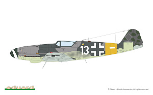 Model kit 1/72 KURFÜRST Bf-109K-4 - Dual Combo - Limited Edition (Eduard kits)