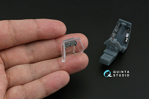 Ka-50 (black panels) 3D-Printed & coloured Interior on decal paper (HobbyBoss/ARK) (with 3D-printed resin parts)