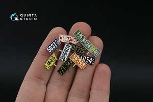 Southeastern U.S. License Plates 1910-1940 (All kits) (with metal base)