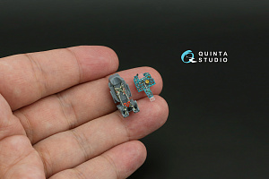 MiG-21MF (Moscow plant) 3D-Printed & coloured Interior on decal paper (Eduard)