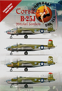 Decal 1/72 North-American B-25J Mitchell (4) (Bombshell)