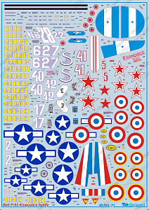 Decal 1/48 Bell p-63 Kingcobral (Begemot)