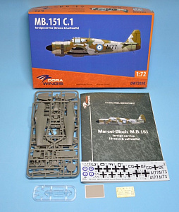 Model kit 1/72 Marcel-Bloch MB.151C.1 (Dora Wings)