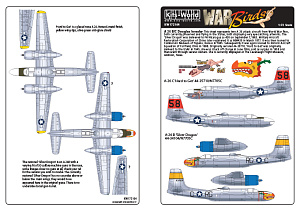 Decal 1/72 Douglas A-26C Douglas invader (Kits-World)