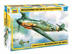 Model kit 1/48 Messerschmitt Bf-109 F-2 (Zvezda)