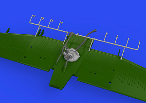 Additions (3D resin printing) 1/72 Let Z-37A spraying booms (designed to be used with Eduard kits)